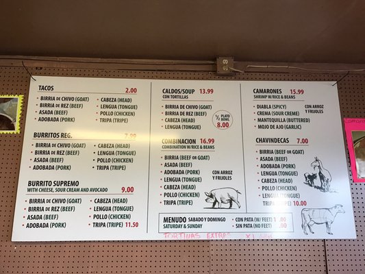 Menu photo 1 Los Temos Salem, OR Menu photo 1 Los Temos Salem, OR