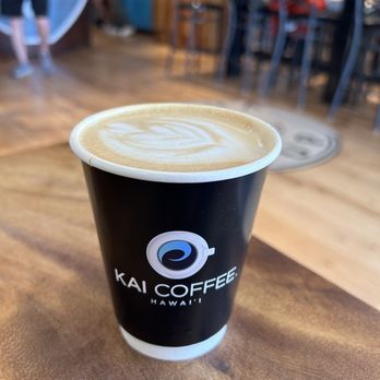Kai Coffee - Macadamia latte, excellent flavor! - Creperies Near Me - Honolulu, Hawaii
