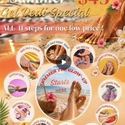 Summer Pedicure Special @ Sactown Nails. Best Pedicure deal in town @sactownnailspa @sactownnails