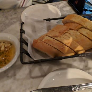Caffe Macaroni - Bread basket with some garlic infused oil - Italian Near Me - San Francisco, California