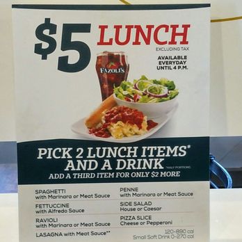Fazoli's - You can't beat this deal. - Italian Near Me - Hilliard, Ohio