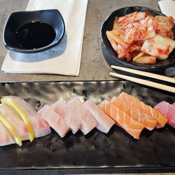 Sushi On The Fly - 12pc sashimi and side of kimchi - Sushi Bars Near Me - Anchorage, Alaska