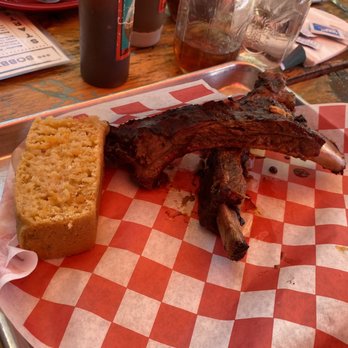 Bobby D's BBQ - Beef ribs and corn bread - Barbeque Near Me - Jerome, Arizona
