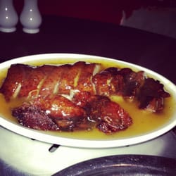 Ocean Palace - Duck with plum sauce.