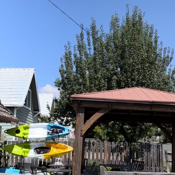 Sojourn Coffee - Outdoor seating area under canopy - Coffee & Tea Near Me - McCloud, California Sojourn Coffee - Outdoor seating area under canopy - Coffee & Tea Near Me - McCloud, California