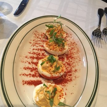 LUXBAR - Lobster deviled eggs - Bars Near Me - Chicago, Illinois LUXBAR - Lobster deviled eggs - Bars Near Me - Chicago, Illinois