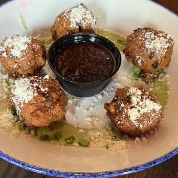 Miranda Lambert's Casa Rosa - Corn fritters - Mexican Near Me - Nashville, Tennessee Miranda Lambert's Casa Rosa - Corn fritters - Mexican Near Me - Nashville, Tennessee