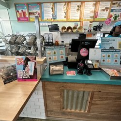 Menu; interior counter