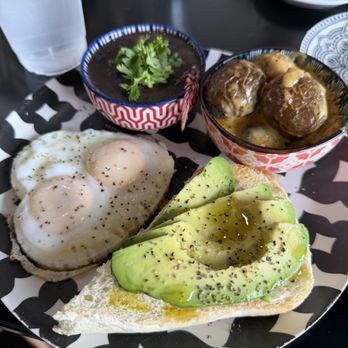 Cafe Mi Amor - Black beans and cheesy potatoes were to die for! - Cafes Near Me - Hot Springs, Arkansas