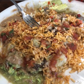 Casa Gamino - Enchiladas Mexicanas as you can see I mixed it all together lol bomb!! - Mexican Near Me - Anaheim, California