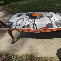 Durham Upholstery - I wish I would've taken pictures before I dropped it off.