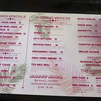 Pink Agave - Menu - Mexican Near Me - Baton Rouge, Louisiana