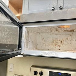 Bless This Mess - Before of microwave