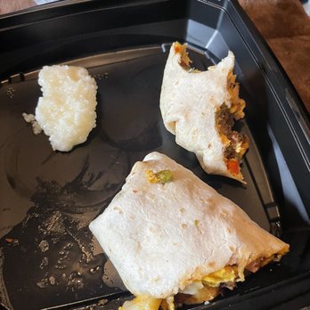 Black Bear Diner Modesto - Could only eat about half of the burrito, but to the left is a large piece of grits. - Diners Near Me - Modesto, California Black Bear Diner Modesto - Could only eat about half of the burrito, but to the left is a large piece of grits. - Diners Near Me - Modesto, California