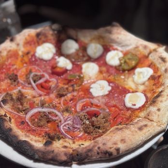 Centro Woodfired Pizzeria - Half Dolce Diavola, Half Special - Pizza Near Me - Cedar City, Utah Centro Woodfired Pizzeria - Half Dolce Diavola, Half Special - Pizza Near Me - Cedar City, Utah