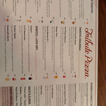 Tribute Pizza - Drink menu (December 2025) - Pizza Near Me - San Diego, California Tribute Pizza - Drink menu (December 2025) - Pizza Near Me - San Diego, California