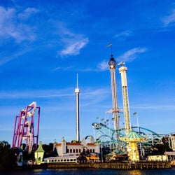 Gröna Lund - Grönan from the water, juni 2015