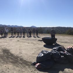 Bert Fuller Vfw - Flag burning ceremony