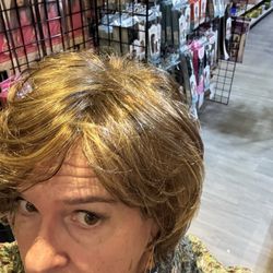 Wigs Beauty Supply - Inside store at wig counter.