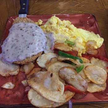 Sierra Gold - HH breakfast- chicken fried steak $6.50 - New American Near Me - Reno, Nevada