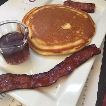 Beach Plum Kitchen - Kids had pancakes and bacon - New American Near Me - Carlsbad, California Beach Plum Kitchen - Kids had pancakes and bacon - New American Near Me - Carlsbad, California