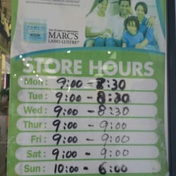 Store hours