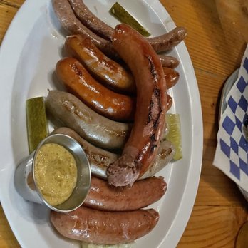 Reichenbach Hall - Wurstplate- party platter of sausages. Tasted so great! - Bars Near Me - New York, New York Reichenbach Hall - Wurstplate- party platter of sausages. Tasted so great! - Bars Near Me - New York, New York