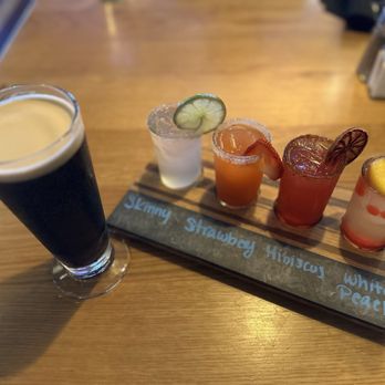 BJ's Restaurant & Brewhouse - Margarita Flight and Sweet Sin Porter - Pizza Near Me - Chula Vista, California BJ's Restaurant & Brewhouse - Margarita Flight and Sweet Sin Porter - Pizza Near Me - Chula Vista, California
