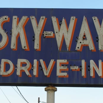 Skyway Drive-In Restaurant - Neon Skyway Sign:  A Beacon of Hope! - Burgers Near Me - Fairlawn, Ohio