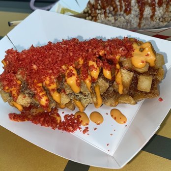 Two Hands Corn Dog - Arlington - Potato Dog - Hot Dogs Near Me - Arlington, Texas Two Hands Corn Dog - Arlington - Potato Dog - Hot Dogs Near Me - Arlington, Texas