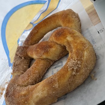 Auntie Anne's - a half eaten pretzel - Pretzels Near Me - Columbus, Georgia
