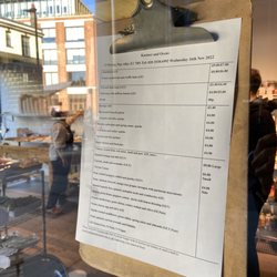 Daily-changing menu