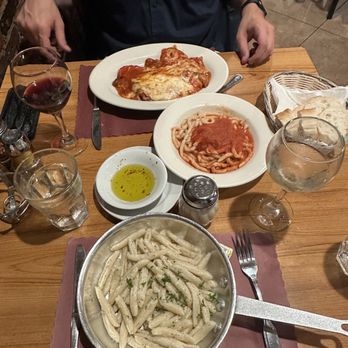 Pagliucas - Homemade Cavatelli cacio e pepe and Chicken Parmigiana - Italian Near Me - Boston, Massachusetts Pagliucas - Homemade Cavatelli cacio e pepe and Chicken Parmigiana - Italian Near Me - Boston, Massachusetts