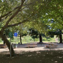 Picnic tables