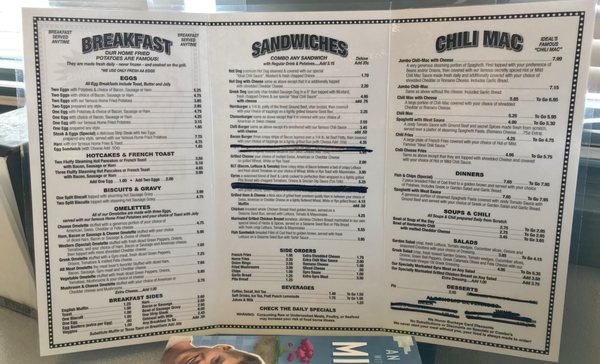 Menu photo 2 Ideal Hotdog Toledo, OH
