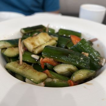 Chef Tony Dim Sum - cucumber salad with garlic and vinegar - Dim Sum Near Me - Arcadia, California