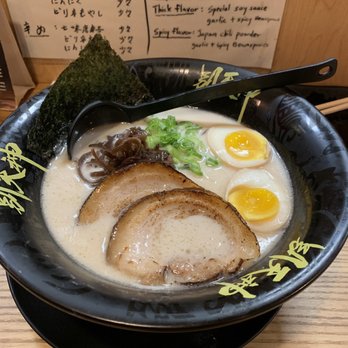 Betsu Ten Jin - Hakata style noodles (look how beautiful it is) - Ramen Near Me - Seattle, Washington Betsu Ten Jin - Hakata style noodles (look how beautiful it is) - Ramen Near Me - Seattle, Washington