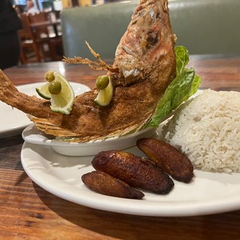 Old Cuban Cafe - Fried snapper with rice/beans and plantains - Cafes Near Me - Orlando, Florida