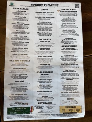 Menu photo 2 Street To Table Huntington Station, NY Menu photo 2 Street To Table Huntington Station, NY