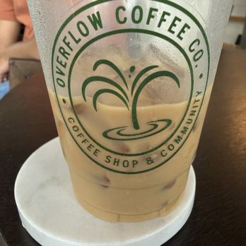 Overflow Coffee - Decaf latte over ice - Coffee Roasteries Near Me - Montville, New Jersey Overflow Coffee - Decaf latte over ice - Coffee Roasteries Near Me - Montville, New Jersey