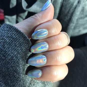 Nailbox Studio - better shot of my holographic Pokémon card nails - Nail Salons Near Me - Los Angeles, California