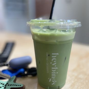 Heybings Desserts & Coffee - Matcha Latte - Desserts Near Me - Irvine, California Heybings Desserts & Coffee - Matcha Latte - Desserts Near Me - Irvine, California