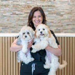 EyeQ Vision - Dr.S and her fur babies Willow and Winnie.