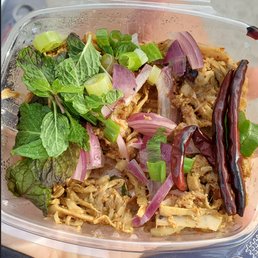 bamboo shoot salad, super spicy bamboo shoot salad, super spicy