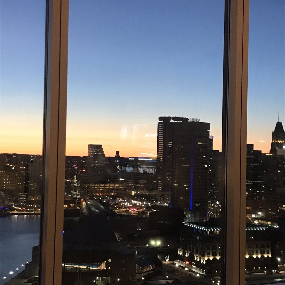 Baltimore Marriott Waterfront - City view from room 2401! Gorgeous views! - Hotels Near Me - Baltimore, Maryland