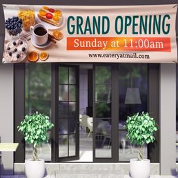 Exterior outside entrance of H B South Printing - Perfect for indoor or outdoor use, order vinyl banners to announce your next grand opening, big sale, or big event! - McKeesport, Pennsylvania Exterior outside entrance of H B South Printing - Perfect for indoor or outdoor use, order vinyl banners to announce your next grand opening, big sale, or big event! - McKeesport, Pennsylvania
