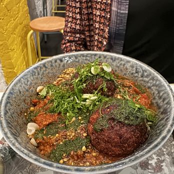 Le Botaniste - Pasta Bolo with Veggie Balls - Vegetarian Near Me - New York, New York Le Botaniste - Pasta Bolo with Veggie Balls - Vegetarian Near Me - New York, New York