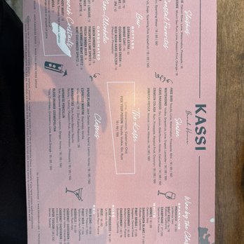 Kassi Beach - Drink Menu - Italian Near Me - Las Vegas, Nevada Kassi Beach - Drink Menu - Italian Near Me - Las Vegas, Nevada