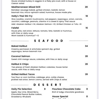 McKinley Creekside Cafe - Menu - Cafes Near Me - Denali, Alaska