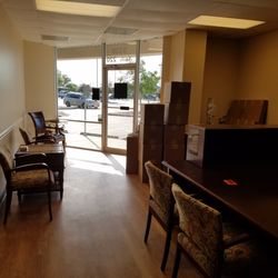 PuroClean Mitigation Services - The lobby/reception area after the mitigation was completed and the move back successful.